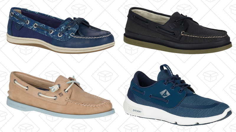 Select Sperry Boat Shoes, $50 with code BOATDAY